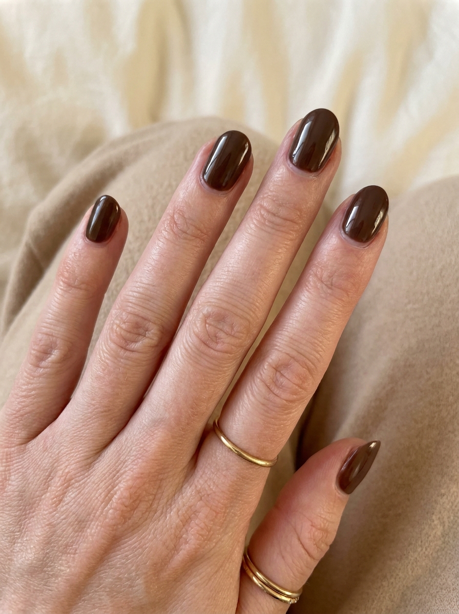 Chocolate Brown als Herbst Nagelfarben Inspiration 2026